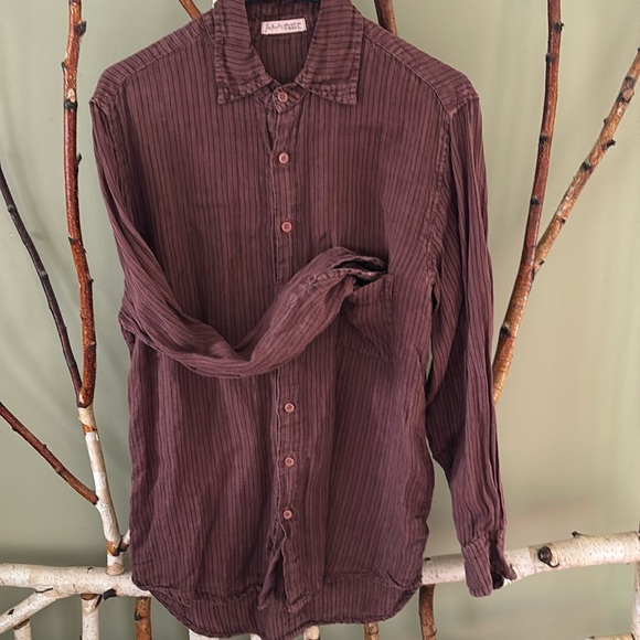 Free People Other - Free People CP shades linen men’s button down.